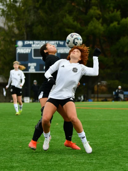 Asphalt Green Soccer Club's Amelie Donzo in action.